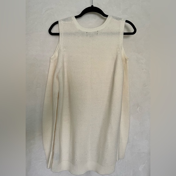 Ivory Open Shoulder Sweater - Picture 3 of 4